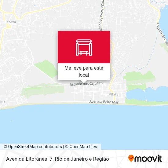 Avenida Litorânea, 7 mapa