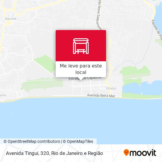 Avenida Tinguí, 320 mapa