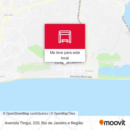 Avenida Tinguí, 320 mapa