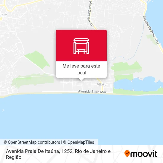 Avenida Praia De Itaúna, 1252 mapa