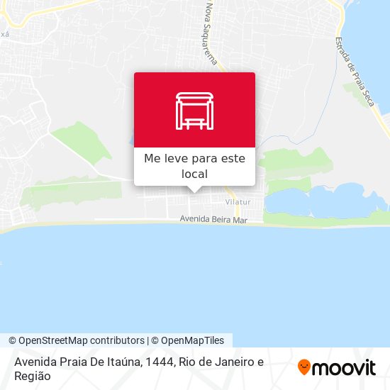 Avenida Praia De Itaúna, 1444 mapa