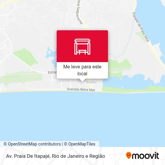 Av. Praia De Itapajé mapa