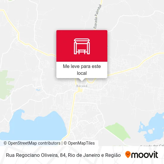 Rua Regociano Oliveira, 84 mapa