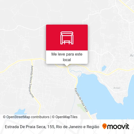 Estrada De Praia Seca, 155 mapa