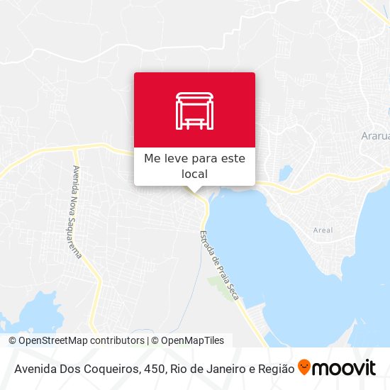 Avenida Dos Coqueiros, 450 mapa