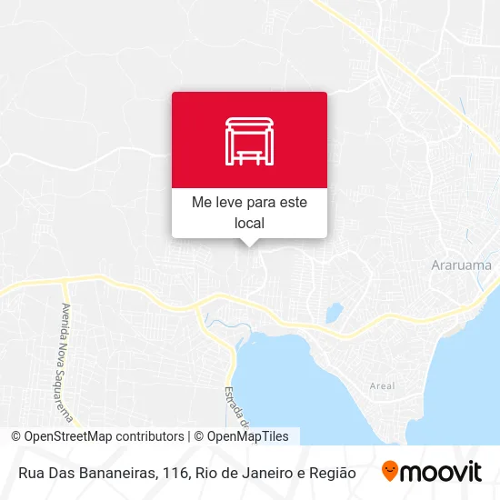 Rua Das Bananeiras, 116 mapa