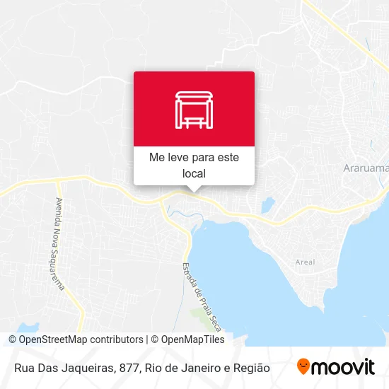 Rua Das Jaqueiras, 877 mapa