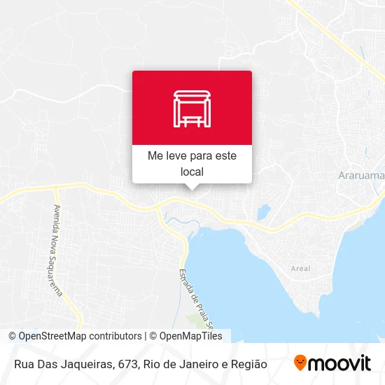 Rua Das Jaqueiras, 673 mapa