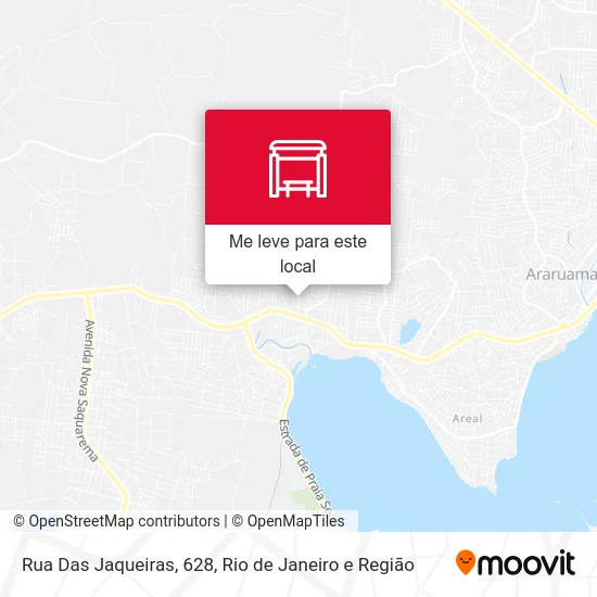 Rua Das Jaqueiras, 628 mapa
