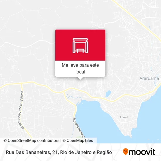 Rua Das Bananeiras, 21 mapa