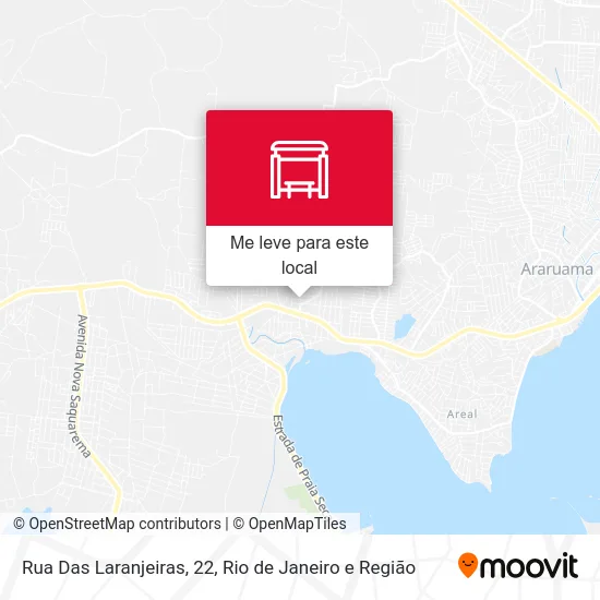 Rua Das Laranjeiras, 22 mapa