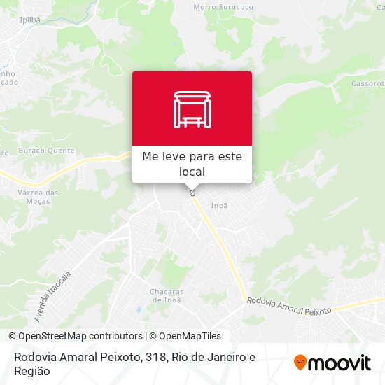 Rodovia Amaral Peixoto, 318 mapa