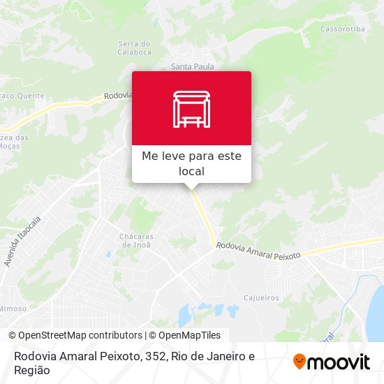 Rodovia Amaral Peixoto, 352 mapa