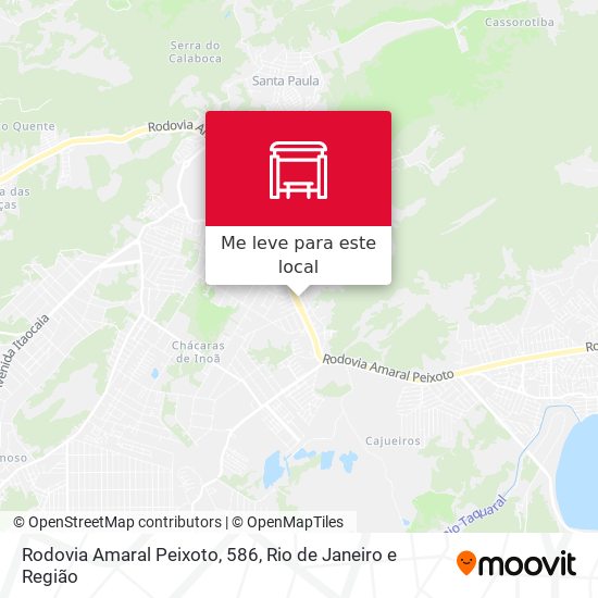 Rodovia Amaral Peixoto, 586 mapa