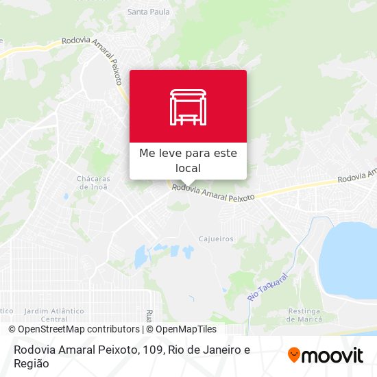 Rodovia Amaral Peixoto, 109 mapa