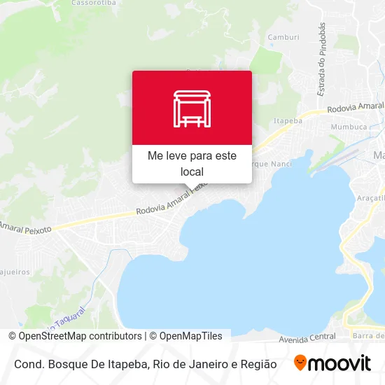 Cond. Bosque De Itapeba mapa