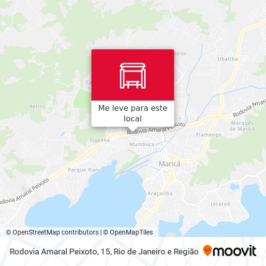 Rodovia Amaral Peixoto, 15 mapa