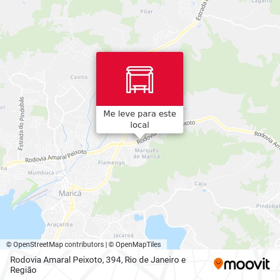 Rodovia Amaral Peixoto, 394 mapa