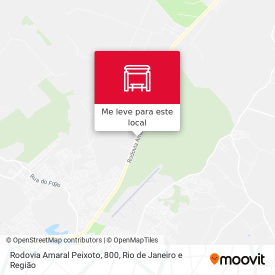 Rodovia Amaral Peixoto, 800 mapa