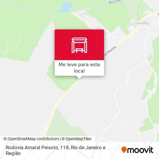Rodovia Amaral Peixoto, 118 mapa