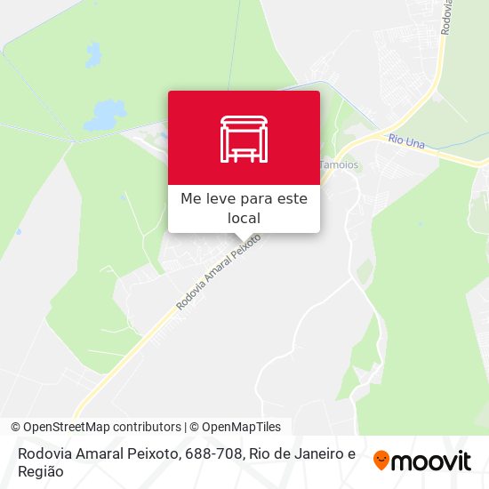 Rodovia Amaral Peixoto, 688-708 mapa