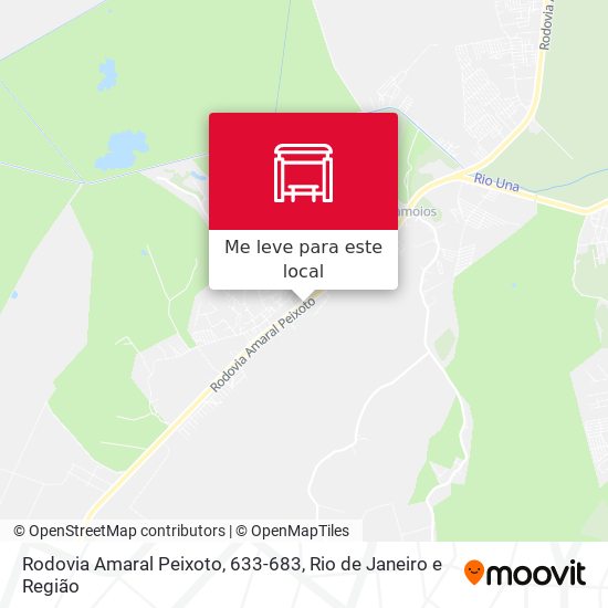 Rodovia Amaral Peixoto, 633-683 mapa