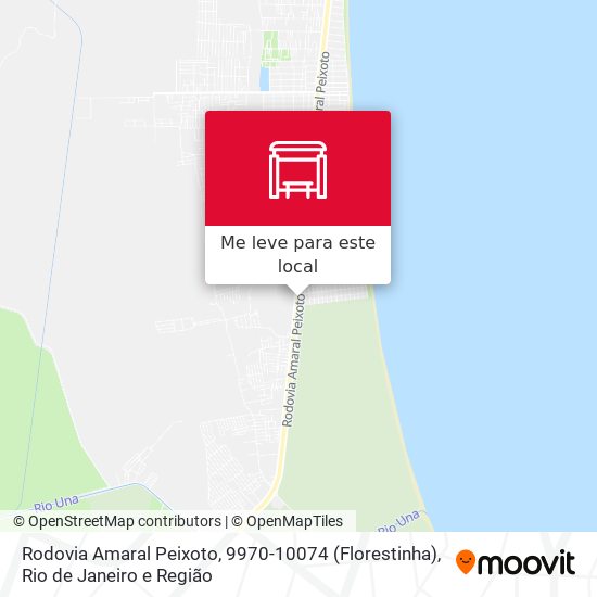 Rodovia Amaral Peixoto, 9970-10074 (Florestinha) mapa