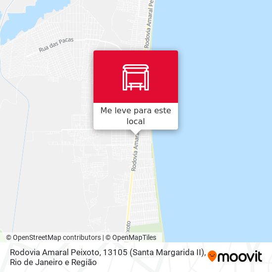 Rodovia Amaral Peixoto, 13105 (Santa Margarida II) mapa