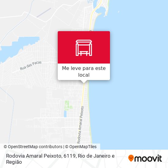 Rodovia Amaral Peixoto, 6119 mapa