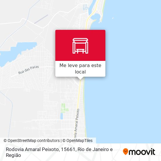 Rodovia Amaral Peixoto, 15661 mapa