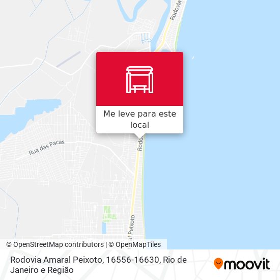 Rodovia Amaral Peixoto, 16556-16630 mapa
