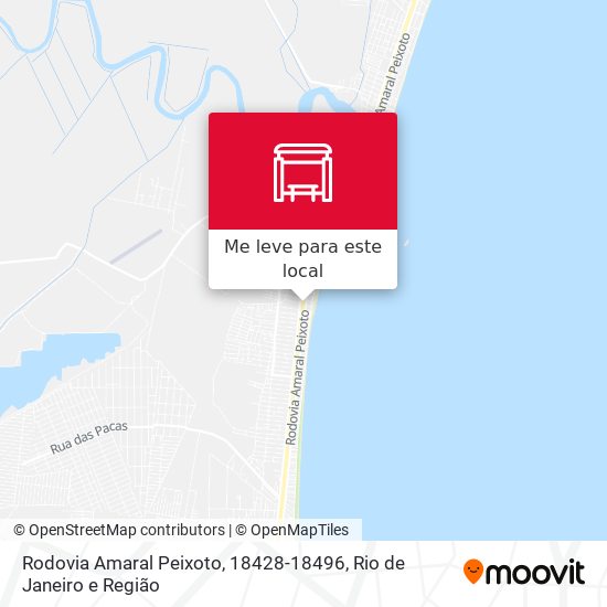 Rodovia Amaral Peixoto, 18428-18496 mapa