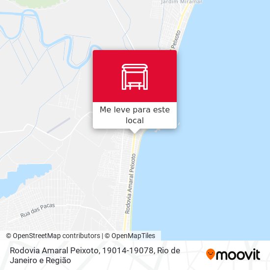 Rodovia Amaral Peixoto, 19014-19078 mapa
