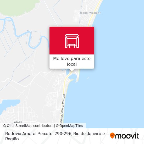 Rodovia Amaral Peixoto, 290-296 mapa