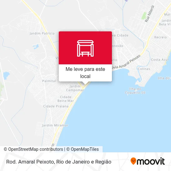 Rod. Amaral Peixoto mapa