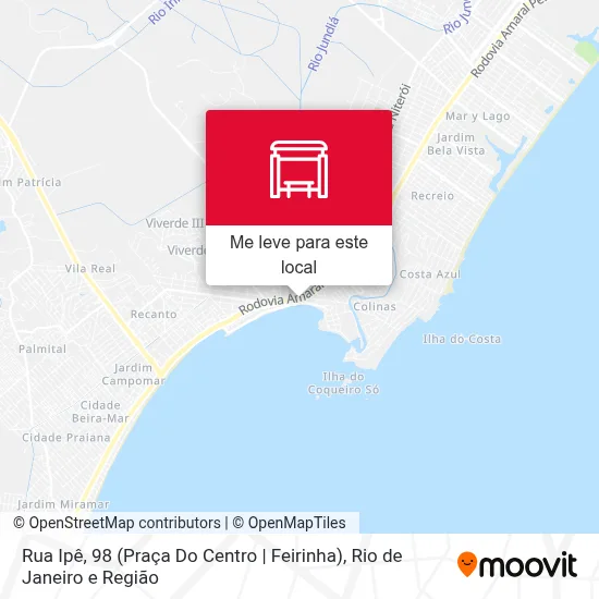Rua Ipê, 98 (Praça Do Centro | Feirinha) mapa