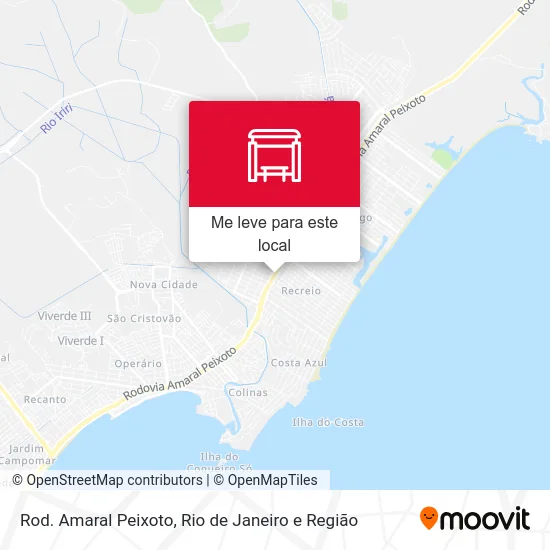 Rod. Amaral Peixoto mapa