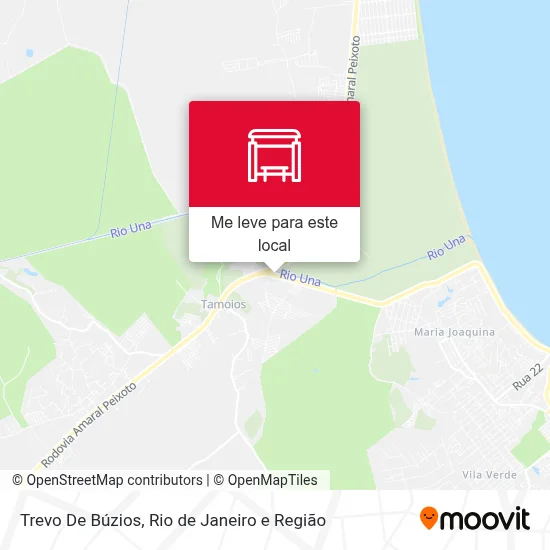 Trevo De Búzios mapa