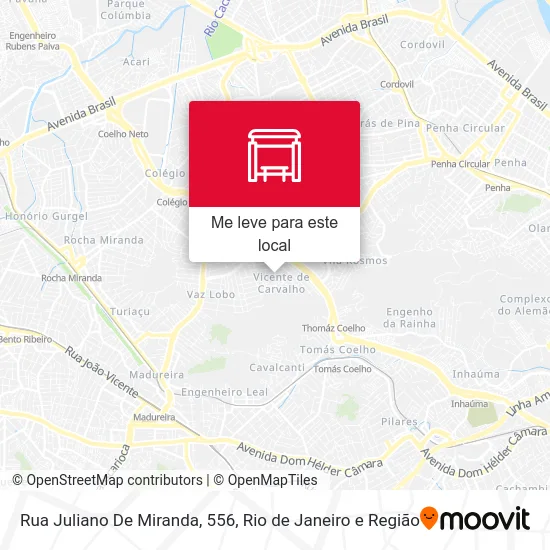 Rua Juliano De Miranda, 556 mapa