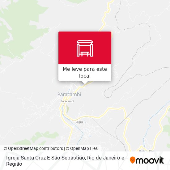 Igreja Santa Cruz E São Sebastião mapa