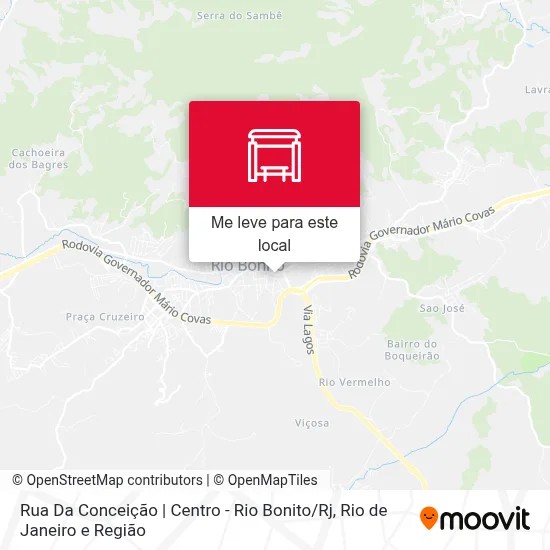 Rua Da Conceição | Centro - Rio Bonito / Rj mapa