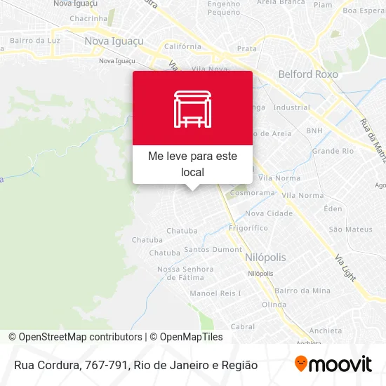 Rua Cordura, 767-791 mapa