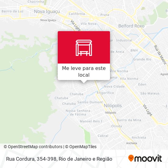 Rua Cordura, 354-398 mapa