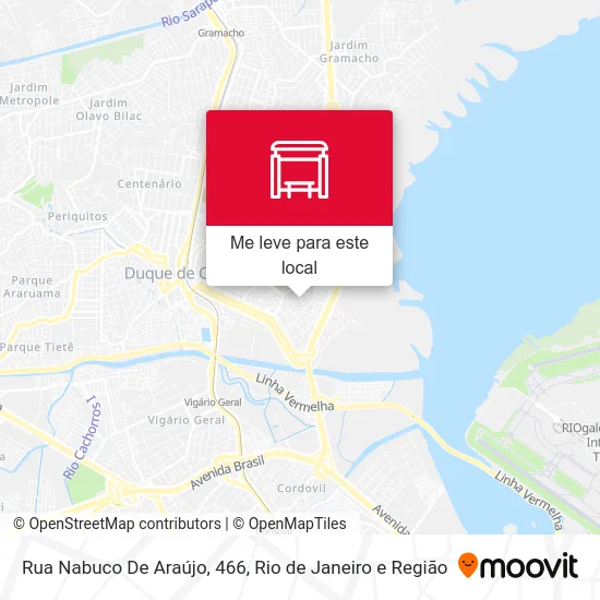 Rua Nabuco De Araújo, 466 mapa