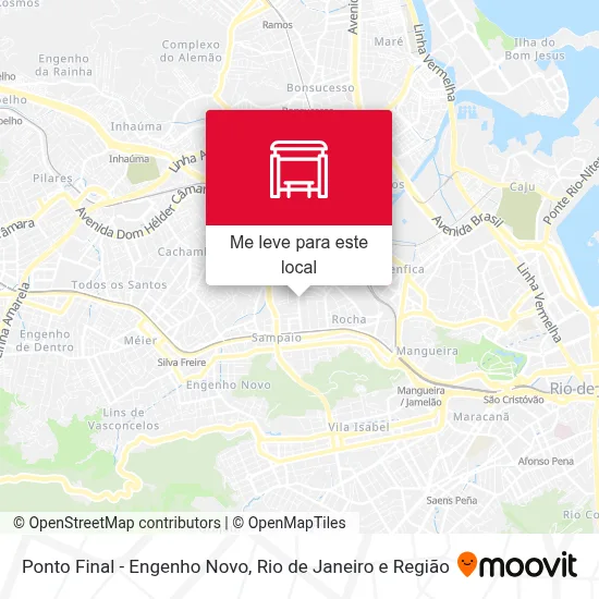Ponto Final - Engenho Novo mapa
