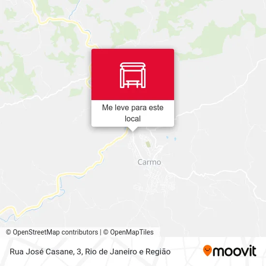 Rua José Casane, 3 mapa