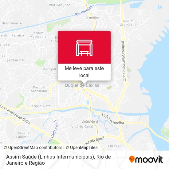 Assim Saúde (Linhas Intermunicipais) mapa