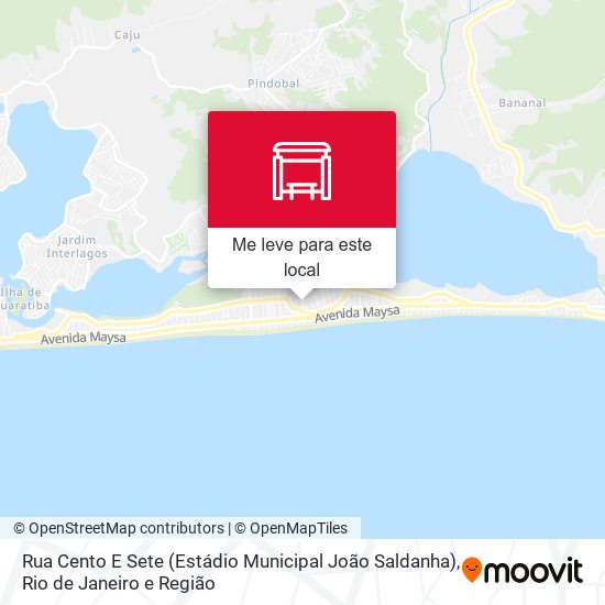 Rua Cento E Sete (Estádio Municipal João Saldanha) mapa