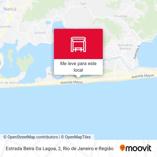 Estrada Beira Da Lagoa, 2 mapa