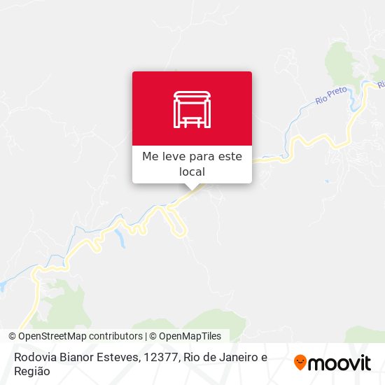 Rodovia Bianor Esteves, 12377 mapa
